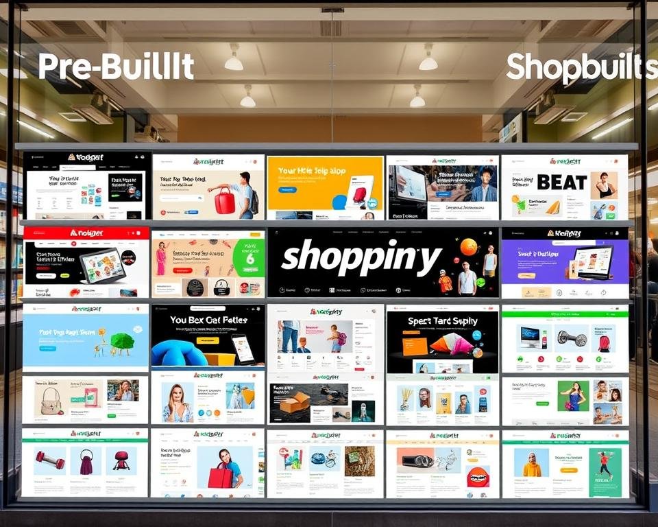 prebuilt shopify stores