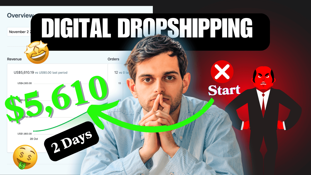 This Digital Dropshipping Store Makes 5610 in 1 Week 🚀 Dropshipping Store Review Part 1