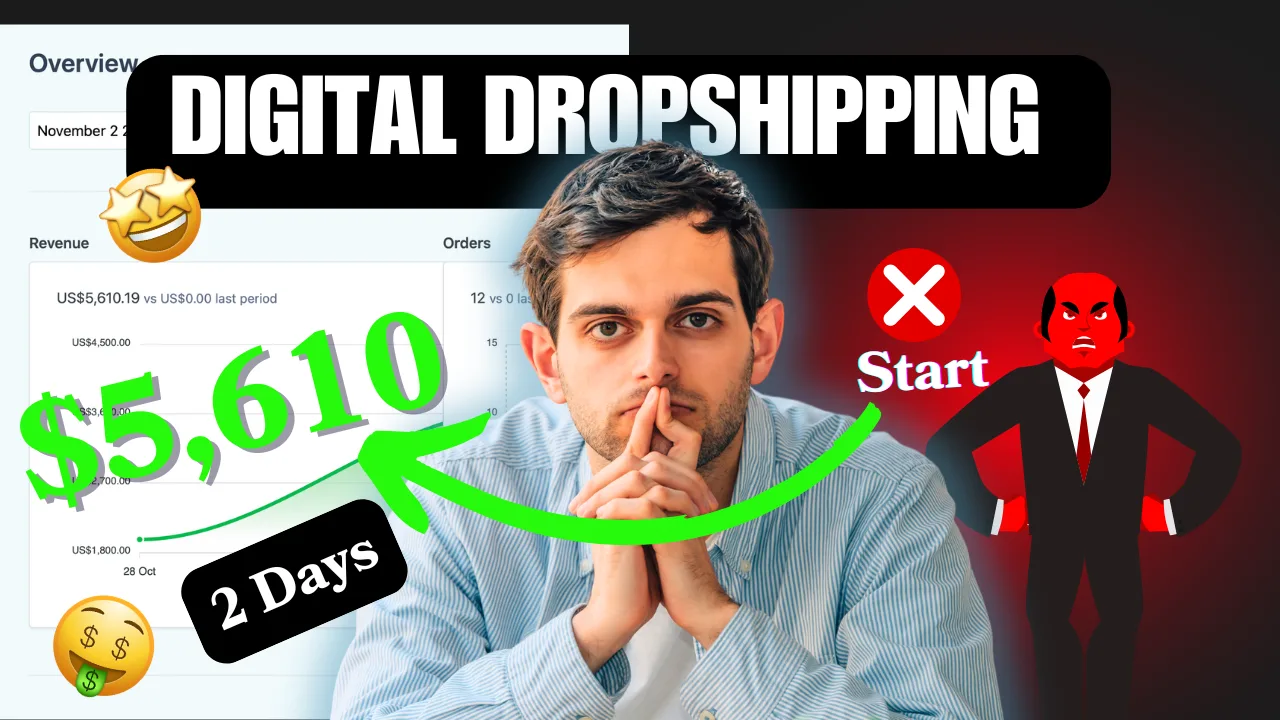 This Digital Dropshipping Store Makes 5610 in 1 Week 🚀 Dropshipping Store Review Part 1